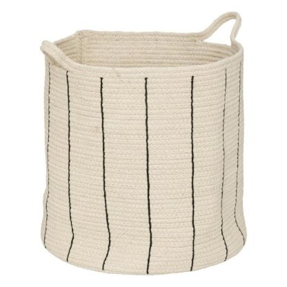 Panier de Rangement | Lot de 2 Paniers de Rangement "Cosy" 38cm Ivoire Boîtes & Rangements Ivoire