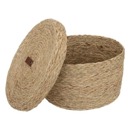 Panier de Rangement | Lot de 2 Paniers en Roseau "Arianna" 28cm Naturel Boîtes & Rangements Naturel