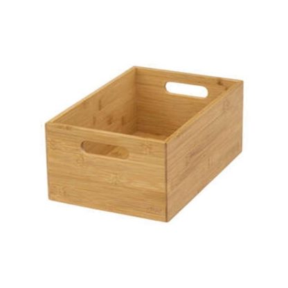 Panier de Rangement | Lot de 3 Paniers Déco "Bambou" 36cm Naturel Boîtes & Rangements Naturel