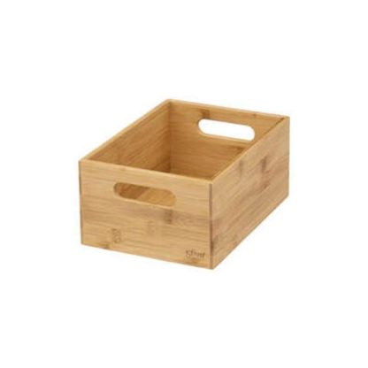 Panier de Rangement | Lot de 3 Paniers Déco "Bambou" 36cm Naturel Boîtes & Rangements Naturel