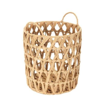 Panier de Rangement | Lot de 3 Paniers de Rangement "Ajouré" 40cm Naturel Boîtes & Rangements Naturel