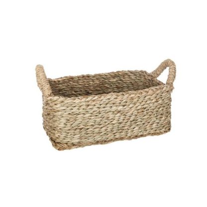 Panier de Rangement | Lot de 3 Paniers de Rangement à Anses "Seagrass" 36cm Naturel Boîtes & Rangements Naturel