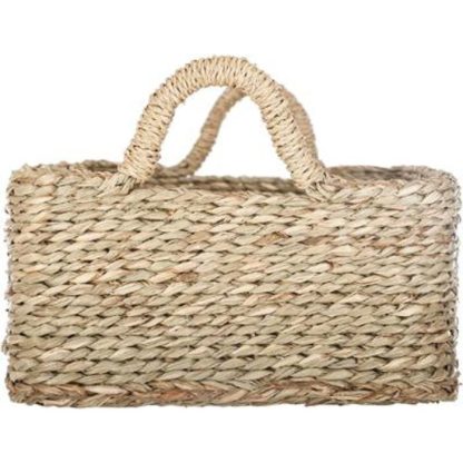 Panier de Rangement | Lot de 3 Paniers de Rangement à Anses "Seagrass" 36cm Naturel Boîtes & Rangements Naturel