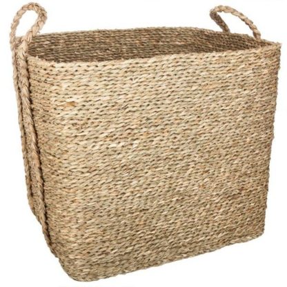 Panier de Rangement | Lot de 3 Paniers de Rangement à Anses "Seagrass" 40cm Naturel Boîtes & Rangements Naturel