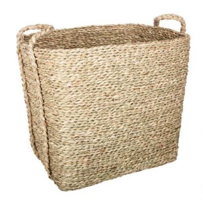 Panier de Rangement | Lot de 3 Paniers de Rangement à Anses "Seagrass" 40cm Naturel Boîtes & Rangements Naturel