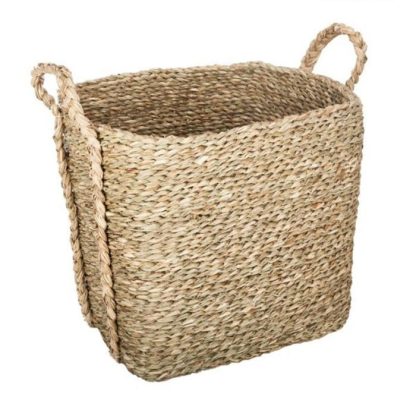 Panier de Rangement | Lot de 3 Paniers de Rangement à Anses "Seagrass" 40cm Naturel Boîtes & Rangements Naturel