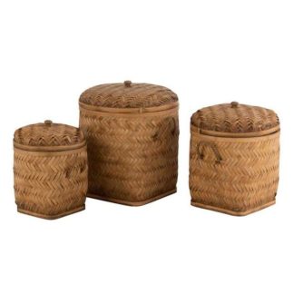 Panier de Rangement | Lot de 3 Paniers de Rangement "Lida" 45cm Beige Boîtes & Rangements Beige