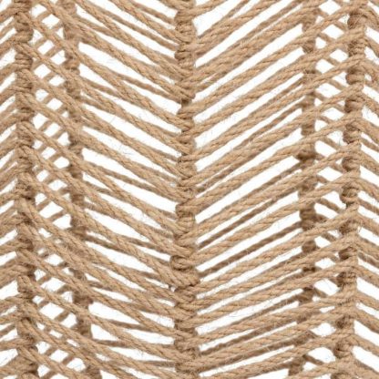 Panier de Rangement | Lot de 3 Paniers en Jute "Floral" 37cm Naturel Boîtes & Rangements Beige