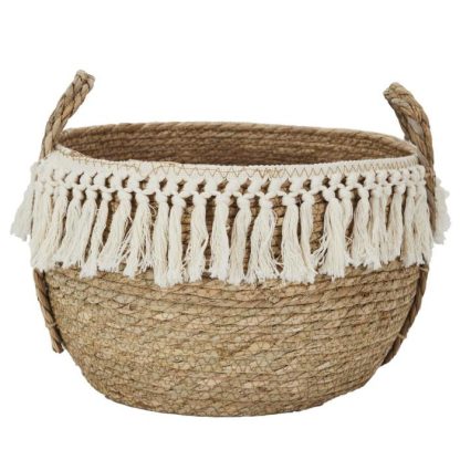 Panier de Rangement | Lot de 3 Paniers Gigognes "Tressés" 33cm Naturel Boîtes & Rangements Naturel