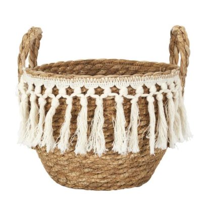 Panier de Rangement | Lot de 3 Paniers Gigognes "Tressés" 33cm Naturel Boîtes & Rangements Naturel