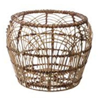 Panier de Rangement | Lot de 3 Paniers Ronds Rotin "Gijon" 31cm Naturel Boîtes & Rangements Naturel