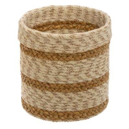 Panier de Rangement | Lot de 4 Paniers en Jute "Seagrass" 28cm Naturel Boîtes & Rangements Naturel