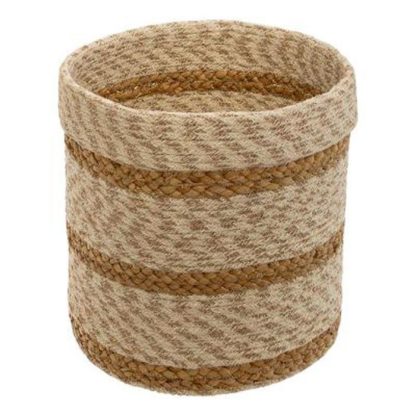 Panier de Rangement | Lot de 4 Paniers en Jute "Seagrass" 28cm Naturel Boîtes & Rangements Naturel