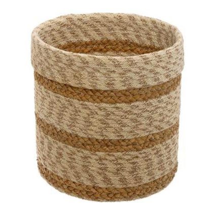 Panier de Rangement | Lot de 4 Paniers en Jute "Seagrass" 28cm Naturel Boîtes & Rangements Naturel