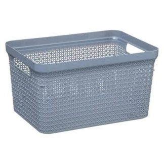 Panier de Rangement | Panier de Rangement "Scandi" 5L Gris Boîtes & Rangements Gris