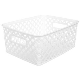 Panier de Rangement | Panier Multi-Usages "Basket" 10cm Blanc Boîtes & Rangements Blanc