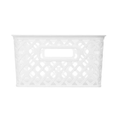 Panier de Rangement | Panier Multi-Usages "Basket" 10cm Blanc Boîtes & Rangements Blanc