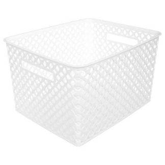 Panier de Rangement | Panier Multi-Usages "Basket" 22cm Blanc Boîtes & Rangements Blanc