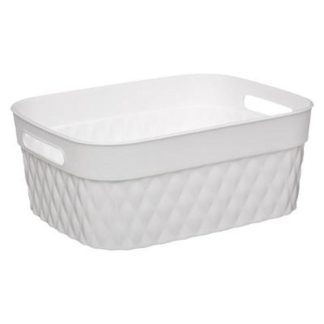 Panier de Rangement | Panier Multi-Usages "Disco" 27cm Blanc Boîtes & Rangements Blanc