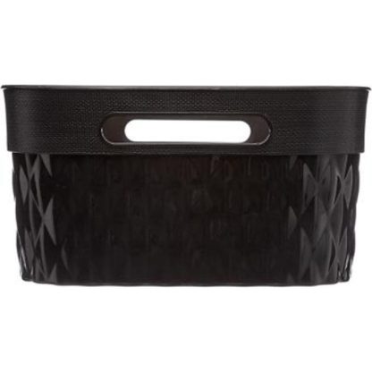 Panier de Rangement | Panier Multi-Usages "Disco" 27cm Noir Boîtes & Rangements Noir