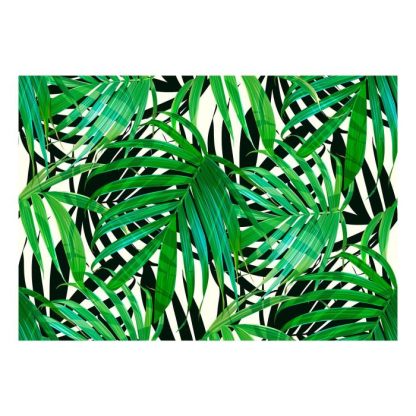 Papier Peint | Papier Peint "Tropical Leaves" Décoration Murale Multicolore