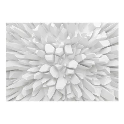 Papier Peint | Papier Peint "White Dahlia" Décoration Murale Multicolore