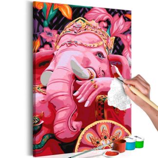 Peinture par Numéro | Tableau à Peindre Soi-Même "Ganesha" 40x60cm Décoration Murale Multicolore