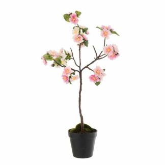 Plante Artificielle | Arbre en Fleurs Déco "Printemps" 50cm Rose Plante Artificielle Plante Artificielle