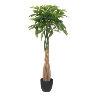 Plante Artificielle | Arbre Pachira Artificiel en Pot "Bota" 120cm Vert Plante Artificielle Plante Artificielle