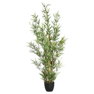 Plante Artificielle | Plante Artificielle "Bambou" 126cm Vert Plante Artificielle Plante Artificielle