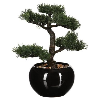 Plante Artificielle | Plante Artificielle "Bonsai" 35cm Vert Plante Artificielle Plante Artificielle