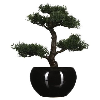 Plante Artificielle | Plante Artificielle "Bonsai" 35cm Vert Plante Artificielle Plante Artificielle