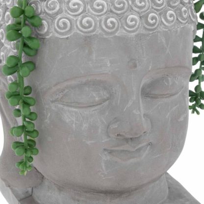 Plante Artificielle | Plante Artificielle Déco "Bouddha" 30cm Gris Plante Artificielle Gris