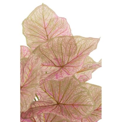 Plante Artificielle | Plante Artificielle en Pot "Caladium" 57cm Rose Clair Plante Artificielle Plante Artificielle