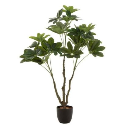 Plante Artificielle | Plante Artificielle en Pot "Pachira" 110cm Vert Plante Artificielle Plante Artificielle