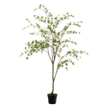 Plante Artificielle | Plante Artificielle "Fines Feuilles" 190cm Vert & Noir Plante Artificielle Plante Artificielle