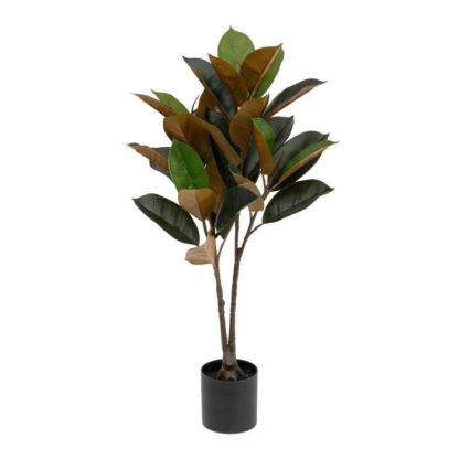 Plante Artificielle | Plante Artificielle Magnolia "Be Vintage" 78cm Vert Plante Artificielle Plante Artificielle