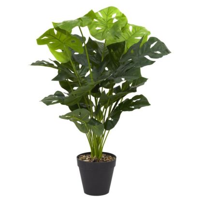 Plante Artificielle | Plante Artificielle "Monstrera" 80cm Vert Plante Artificielle Plante Artificielle