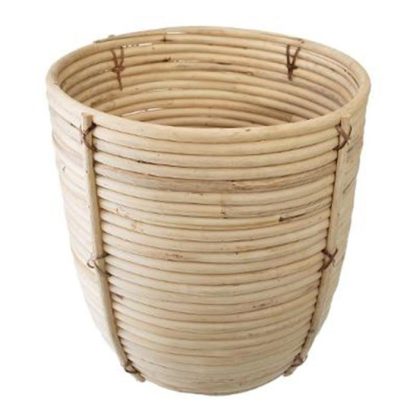 Pot & Cache-Pot | Lot de 3 Pots en Rotin "Eli" 35cm Naturel Pot & Cache-Pot Naturel