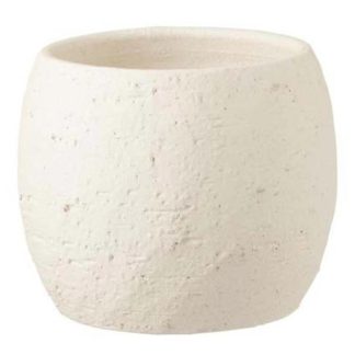 Pot & Cache-Pot | Cache-Pot en Céramique "Enya" 20cm Blanc Pot & Cache-Pot Blanc