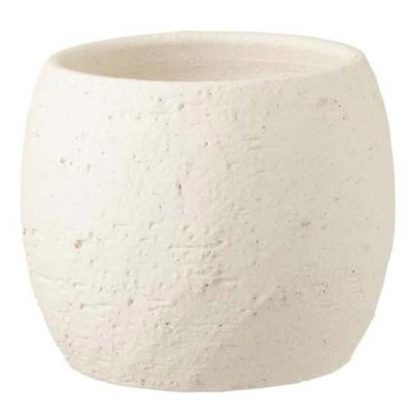 Pot & Cache-Pot | Cache-Pot en Céramique "Enya" 20cm Blanc Pot & Cache-Pot Blanc