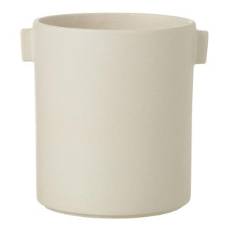 Pot & Cache-Pot | Cache-Pot Design "Handle" 17cm Blanc Pot & Cache-Pot Blanc