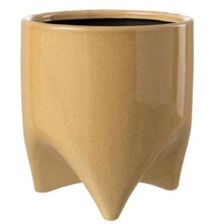 Pot & Cache-Pot | Cache-Pot en Céramique "Helia" 20cm Beige Pot & Cache-Pot Beige