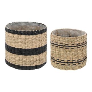 Pot & Cache-Pot | Lot de 2 Cache-Pots "Lumhiv" 16cm Naturel Pot & Cache-Pot Naturel