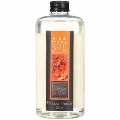 Pot Pourri | Liquide Pot Pourri 500ml Ambre Bougies & Senteurs Pot Pourri