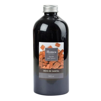 Pot Pourri | Liquide Pot Pourri "Essentiel II" 500ml Bois de Santal Bougies & Senteurs Noir