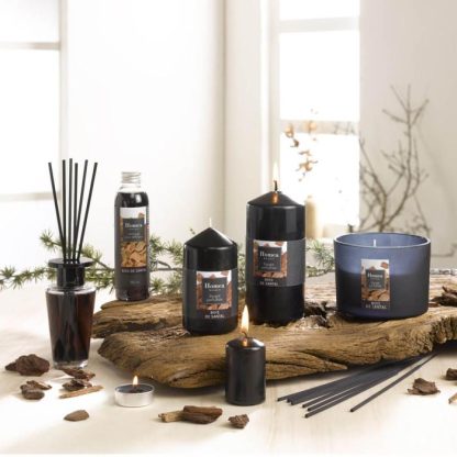 Pot Pourri | Liquide Pot Pourri "Essentiel II" 500ml Bois de Santal Bougies & Senteurs Noir