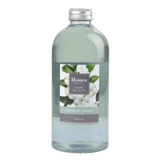 Pot Pourri | Liquide Pot Pourri "Essentiel II" 500ml Fleur de Coton Bougies & Senteurs Gris