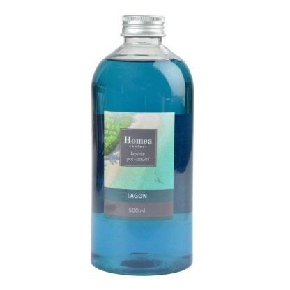 Pot Pourri | Liquide Pot Pourri "Essentiel II" 500ml Lagon Bougies & Senteurs Bleu