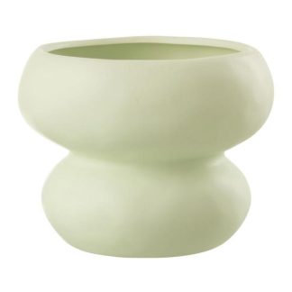 Pot & Cache-Pot | Cache-Pot en Porcelaine "Ryan" 19cm Vert Pot & Cache-Pot Pot & Cache-Pot